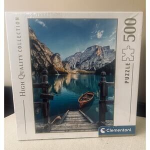NEW Sealed Clementoni Braise Lake 500 Piece Puzzle - Made in Italy